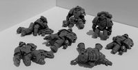 Plate Armour Troop Corpses by mildseven