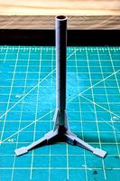 Display/Work Stand for MicroMaxx Model Rockets by rocketshipgames