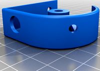 Porsche 944 back cover roller brackets by arbass