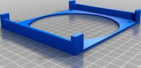 Qotom Mini-PC S05 Case Cooling Fan Mount for 120mm Fans by Rankoh