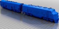 compleat Santa Fe Super Chief FA-FB and all cars HO train set powered or none powered by caj