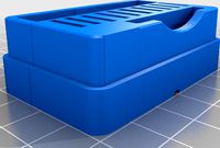 micro Sd card and reader holder  by Schafer1