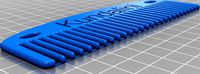 OpenSCAD Parametric Comb with Minkowski Rounded Teeth by usertogo