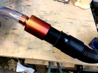 Vacuum Adapter 1 7/8" hose to 1" ID hose (Ridged Tools) by Thingtropy