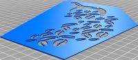 Coffee beans with scoop stencil by genericbitbucket