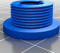 UNTESTED Blue Snowball Mic 5/8 3/8 screw microphone by sucito