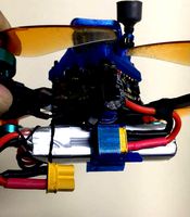 Battery holder with XT30 for Babytooth or Toothpick frame by pathfinderzero