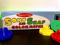 Melissa & Doug Sort and Snap Color Caps by QuinnH2O