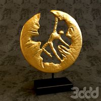 Modern Olympic Champion Abstract Statue