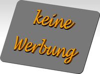 Türschild "keine Werbung" by Druckobert