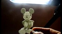 litofania llavero mickey mouse by zorroronoa