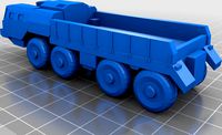 MAZ-543 MAZ-7310 Simplified 1/100 model by akk14