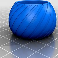 Flex knob for poi (full patterned) by JWidmar