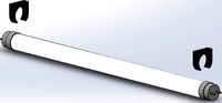 Suporte para lampada tubular (tube lamp support by aleclima14