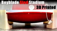 3D printed Beyblade Sled Stadium Leg by 3dadventure