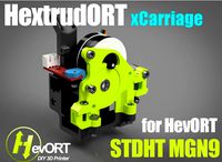 HextrudORT - Carriage for HevORT STD/HD MGN9 config by MirageC
