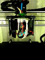 Anycubic i3 mega s cubierta hotend abierta by llanterner