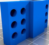 Box for DC N20 for mount on Lego by islandfuture