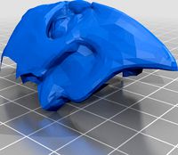 Nemundis god mask hellpoint by jagerjulia