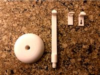 Model Support Stand and Wall Hanger by Pawsitive