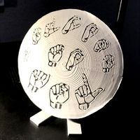 American Sign Language Desk Ordainment by G8M8N8