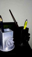 Organizer holder for pens and pencils Initials G - Porta organizzatore penne e matite Iniziali G by vivedo