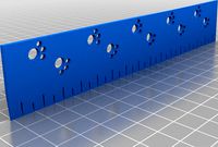 Simple Ruler with Pawprints by whega