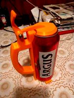 Beer can mug stein with lid by GJag