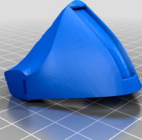DJI FPV Goggles Nose Insert by leobar