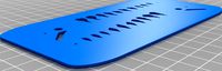 Fishing Lure Airbrush Stencil - Tiger Stripes by linor84