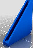 Glass plate corner guard for Replicator 2x by cichonj