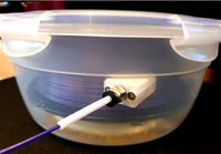 Horizontal Filament Spool Holder for Lock&Lock HSM947 Salad Bowl by dxstp