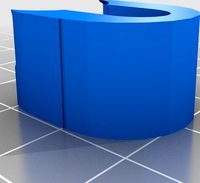 Refrigerator door handle block by Brics