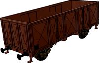 Nederlandse Spoorwegen GTU kolenwagen - Spoor 1/ 1:32 by Robertino