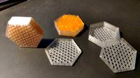 Small selica gel hexagonal box by mbasov