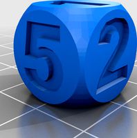 Dice for MMU. In parts for multicolour printing by itsafulltimejob