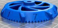 Leapfrog Creatr full bed glass flat screws and M4 bed leveling knob wheel  by lpavaloi