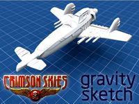Crimson Skies - Whittly & Douglas M210 Raven by toposolitario