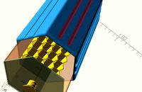 Hive: modular hex drawer storage system, store AA/AAA/18650 battery and other stuff! by ofmetal