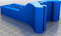 Ender 3 V2 Rocket Side Spool Arm with Thicker Base by Blackeroni