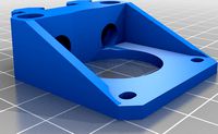 Ender 3 Z-Axis Adjustable Stepper Bracket by jerryfudd