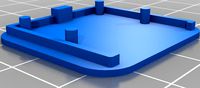 Pi Camera Base (Go Pro style) by genericlifeform