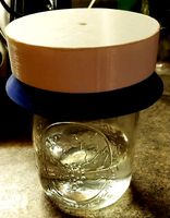 Mason Jar Lid Vacuum Sealer Adapter Wide Mouth by MrTitus