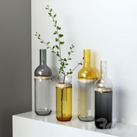 Bottle Vase Duo набор декотивных ваз