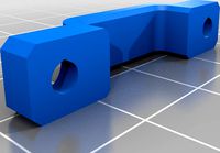 Cable clips for enclosures and Prusa Bear - double screw by sourekv