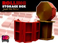 Rolling Storage Box - Just the Bits by 3d-printy