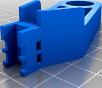 Ender 3 Ender 3 90 Degree Bed Cable Mount for Solid Bed Mountss by DirtClodimus