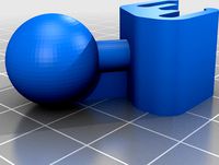 F90 Vent clip ball mount by philharlow
