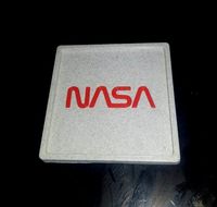 Coaster NASA - Minimalist logo / Porta Copos Nasa - Logo minimalista by Elyson_Ramos