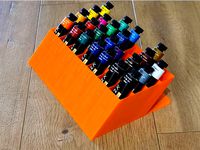 Paint Rack for Artist Paint Tubes by scifiguy
